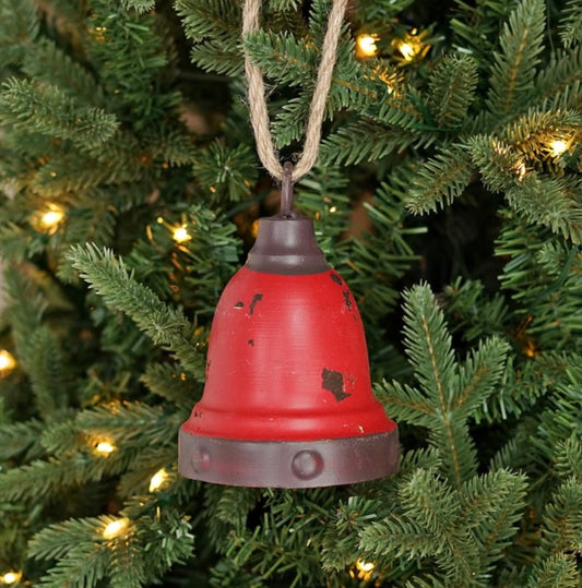 5in Distressed Jingle Bell Ornament