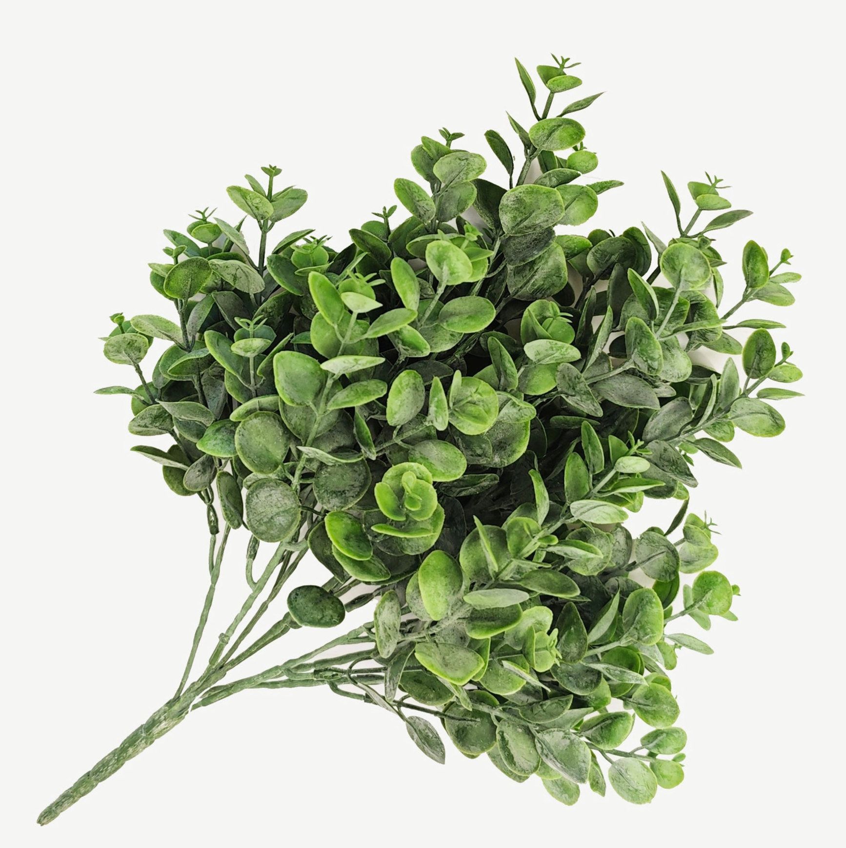 13in Two-Tone Green Eucalyptus - Premium Artificial Greenery for Wreaths, Arrangement & Home Decor Essentials