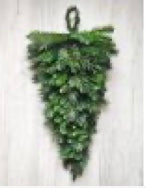 32in Deluxe Evergreen Teardrop Swag