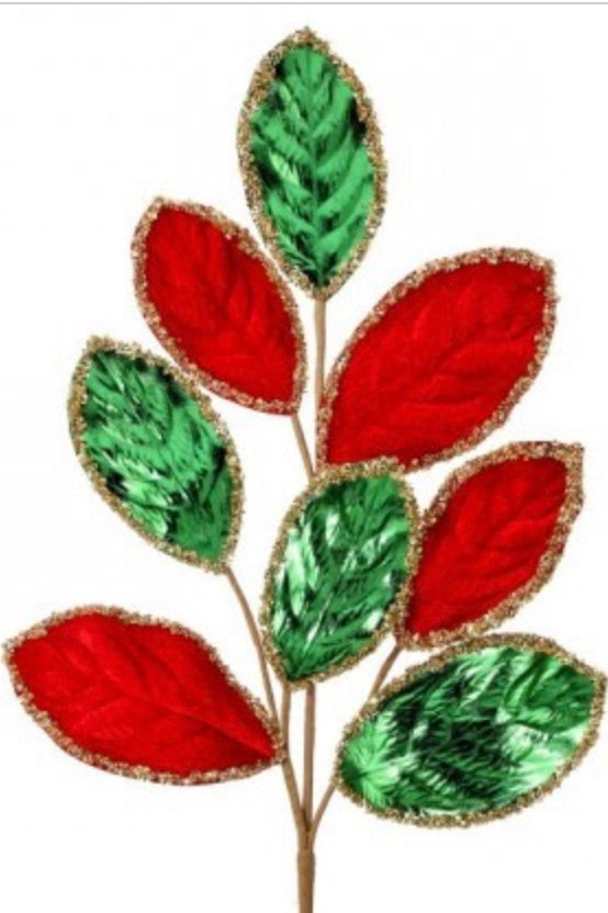 28in Regal RED/GREEN Sequin Salal