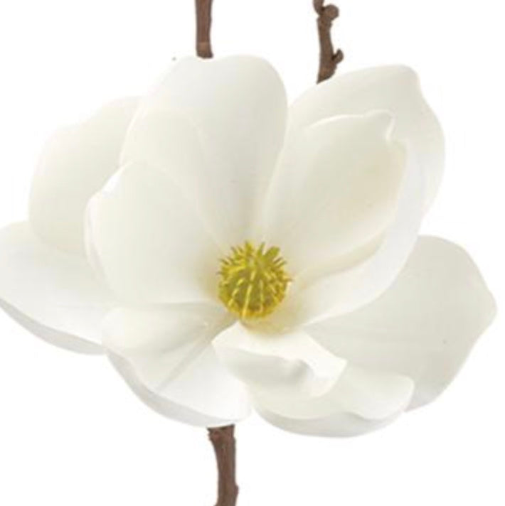 22in Magnolia Bloom Spray WHITE