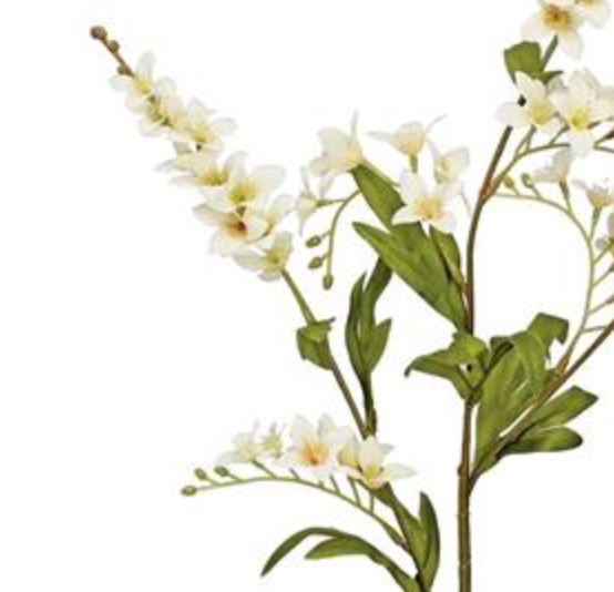 31in Ivory Wild Vinca x3