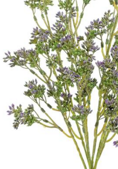 17in Purple & Green Seeds Bush