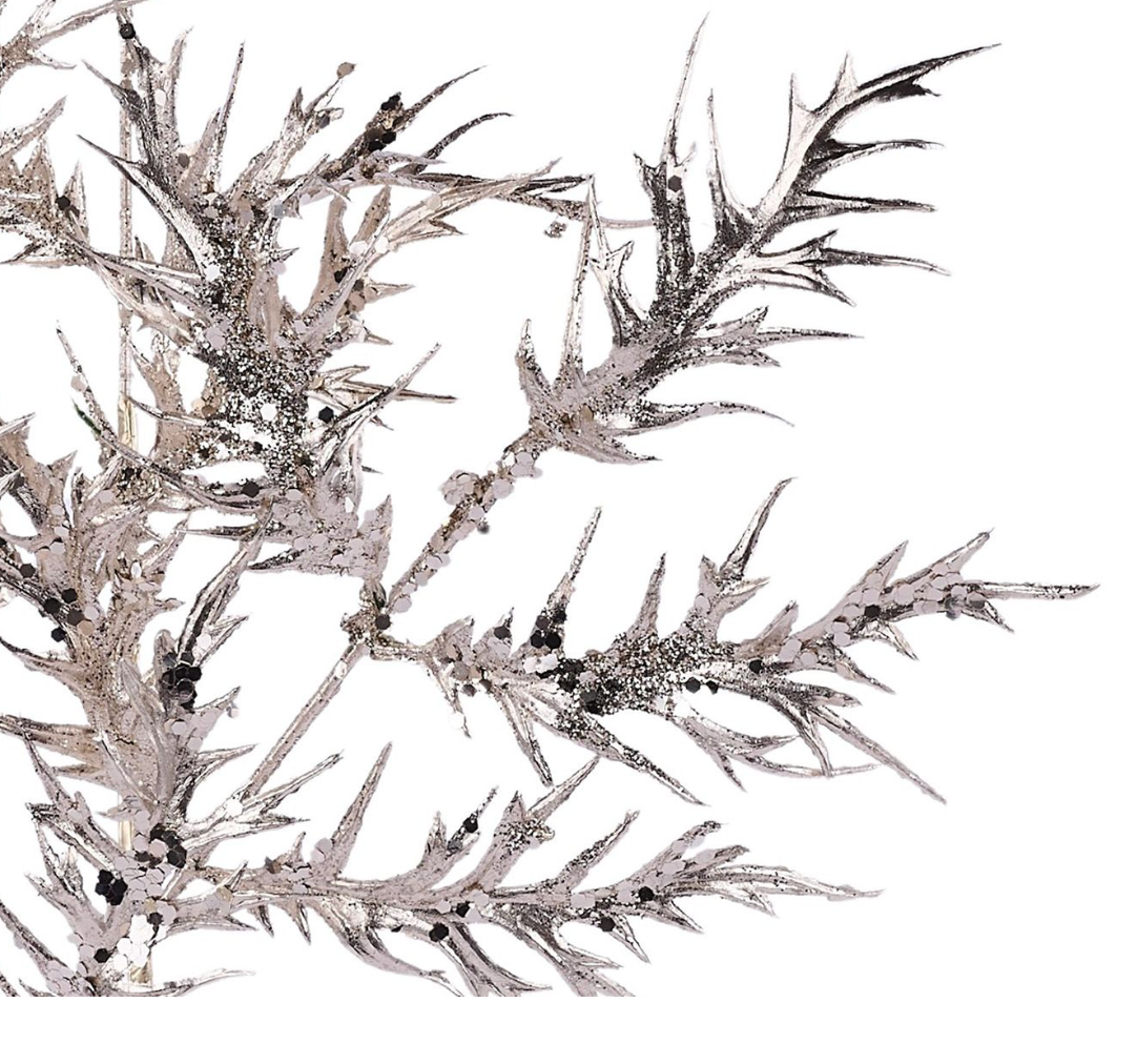 28in Champagne Glitter Metallic Holly - Premium Artificial Greenery for Wreaths, Arrangement & Home Decor Craig Bachman