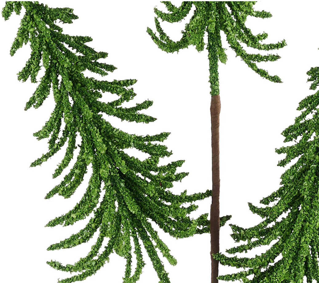 22in Dark Gree Mini Pine Tree x5 Spray - Premium Greenery for Wreaths, Arrangements and Home Decor Craig Bachman