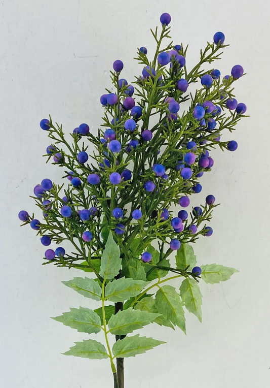 29in Blue/Lavender Berry Cluster