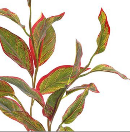 33in UV Calico Plant Leaves