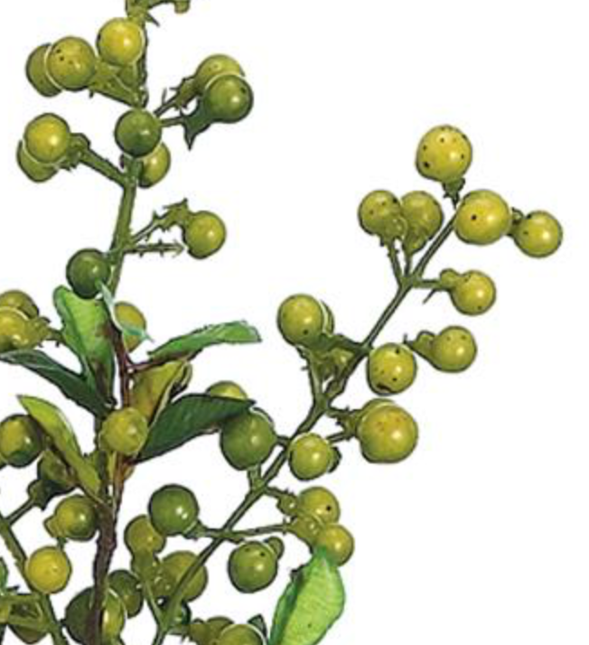 21in Lime Green Spring Berry