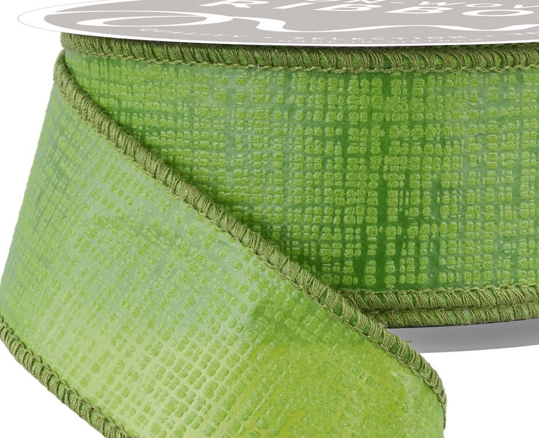 1.5inx10yd Moss Green Cross Hatch