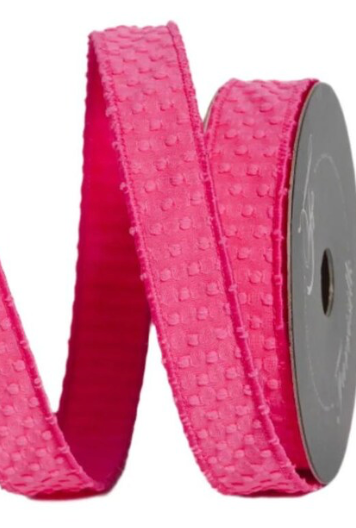 5 YARD x 1in Pink Goosebumps Ribbon