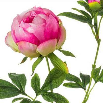 26in Fuchsia Peony - Premium Florals for Wreaths and Home Decor