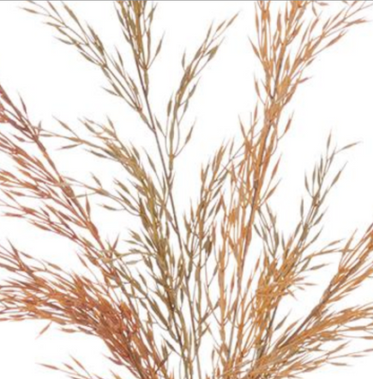 34in Green Brown Grass Bundle x3 -  xyz Premium Greenery for Wreaths, Arrangements and Home Decor