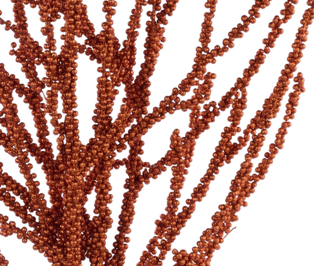 35in Copper Ball Twig Bundle - Premium Greenery for Wreaths, Arrangements and Home Decor
