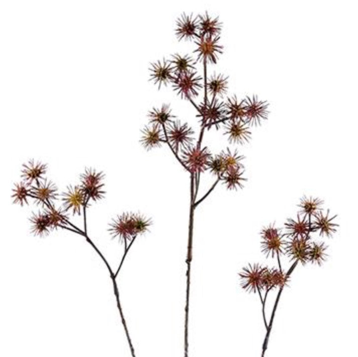 37in Cow Parsley Spray BROWN