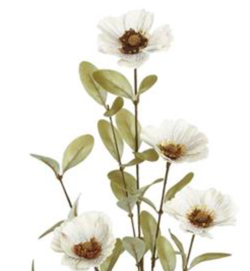 35in Beige Fall Cosmos Spray Select Artificial