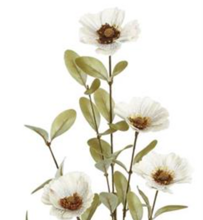 35in Beige Fall Cosmos Spray Select Artificial