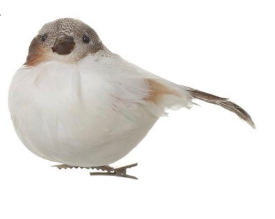 SET of 3 WHITE/BROWN Birds