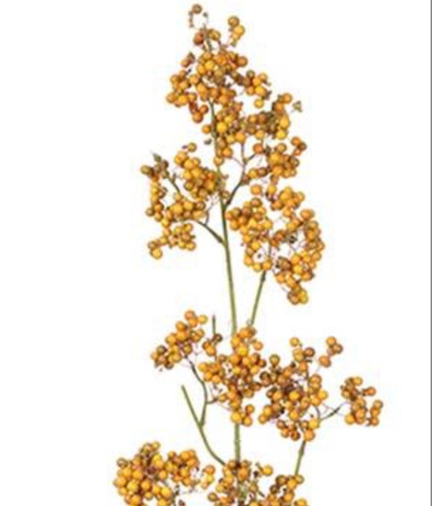 57in Hanging Berry Spray YELLOW/ORANGE