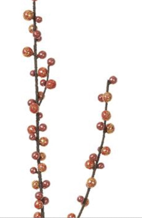 28in Berry Spray MAUVE/GOLD