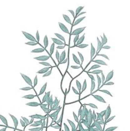 32in Smilax Leaf DUSTY BLUE adb