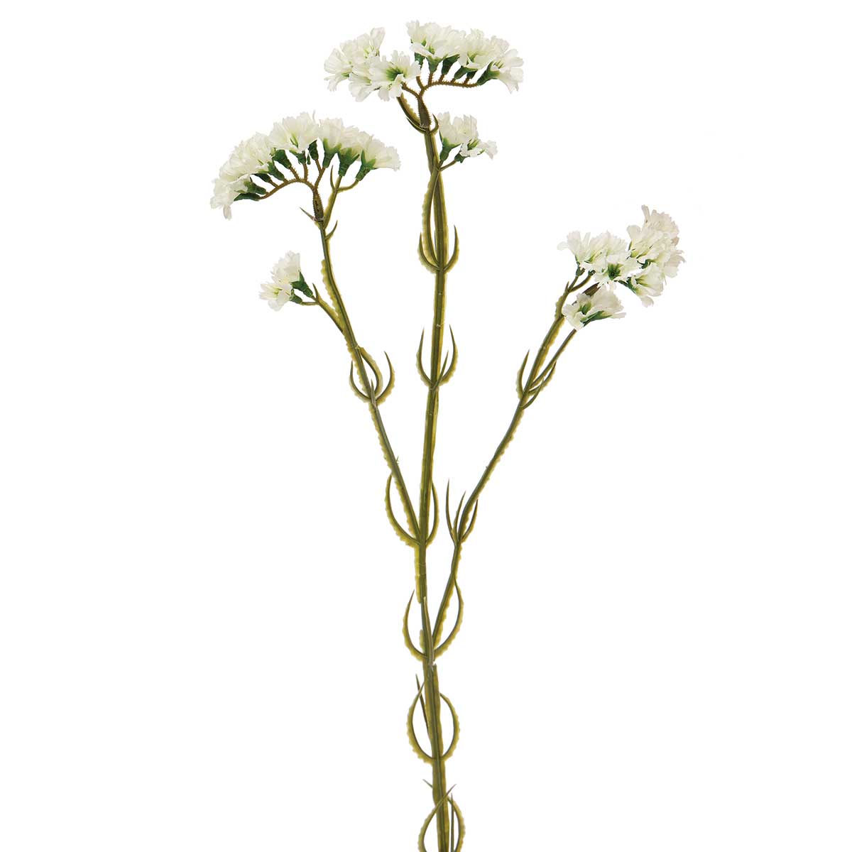 PAIR OF 24in Statice Spray WHITE