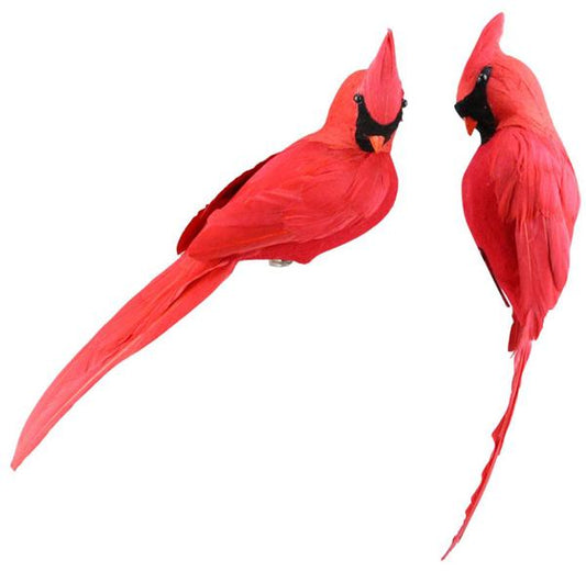 SET OF 2 Cardinals 11in with Clip