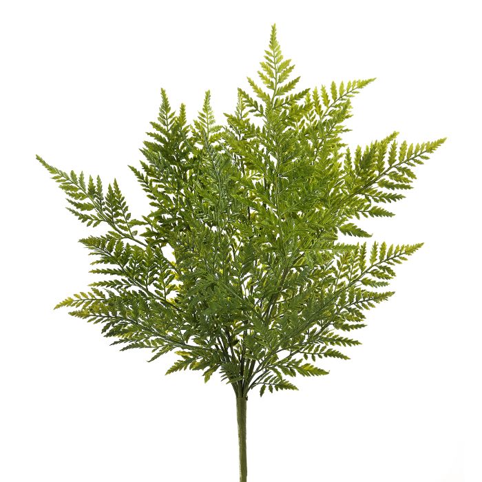 18in Leather Fern Bush