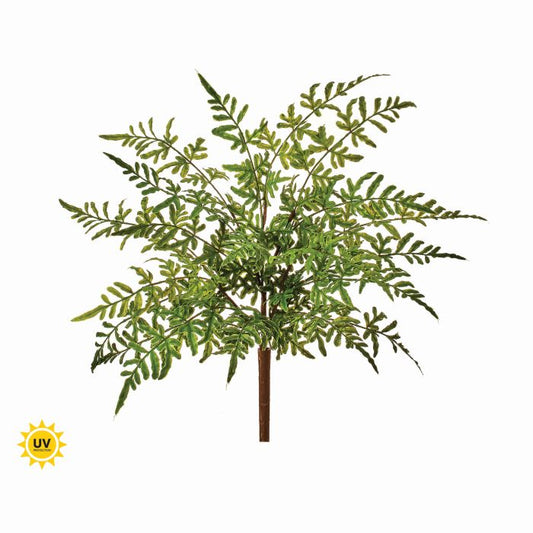 18in UV Natural Touch Winged Fern - Premium Artificial Greenery for Wreaths, Arrangement & Home Decor