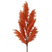30in Autumn Broom Corn Spray BURNT ORANGE
