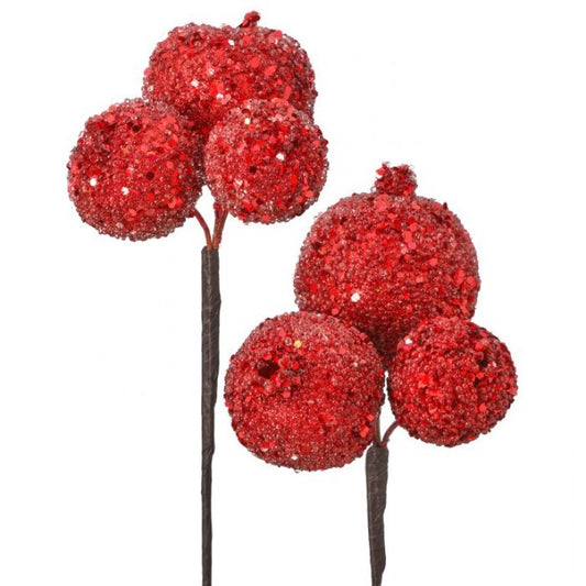10in Beaded/Sequin APPLE Pick