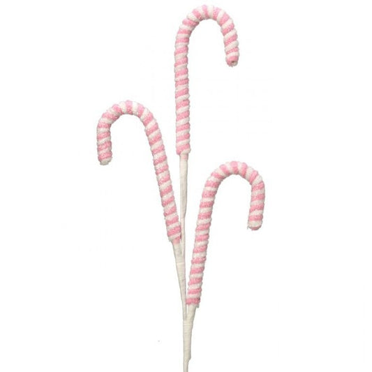 27in Frosted Pastel PINK Candy Cane