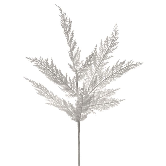 24in Winter Snow Cedar Spray