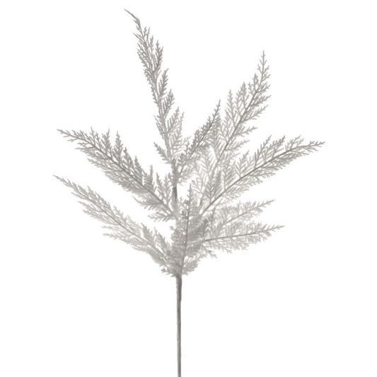 24in Winter Snow Cedar Spray