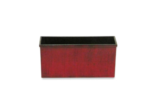 Woodgrain Red Plastic Rectangle Container (Coming Soon)