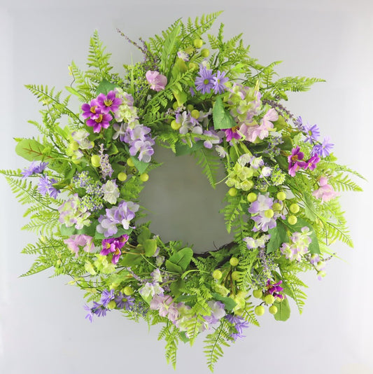 28in Mini Daisy Wreath