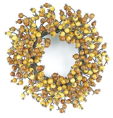 24in Spice Rosehip Wreath Select Artificial