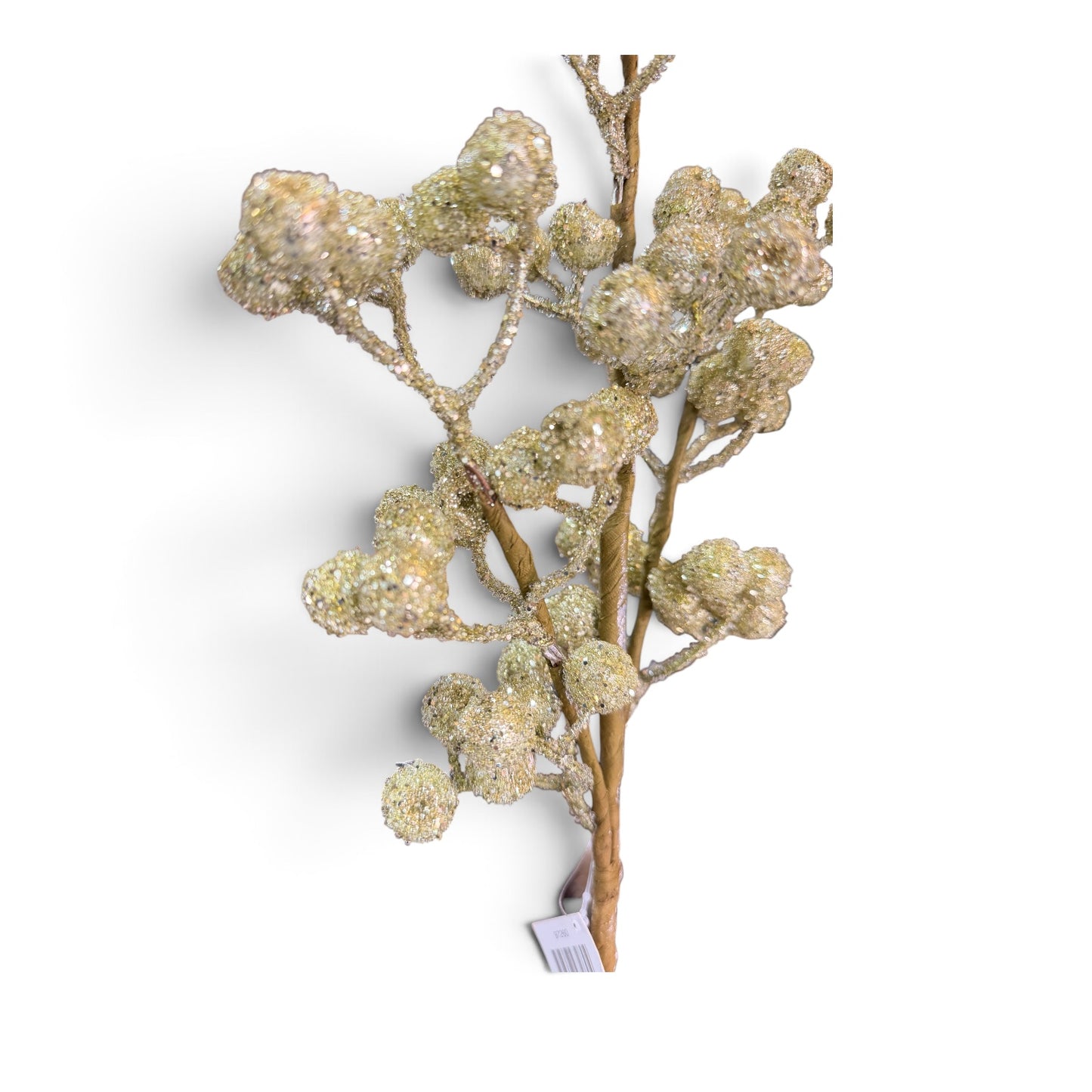 23in Light Sage Glitter Berry - Premium Greenery for Wreaths, Arrangements and Home Decor Melrose