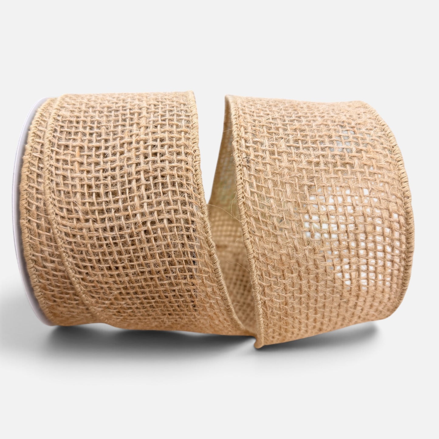 2.5" x 10 Yds. Loose Weave Burlap Wired Ribbon – Natural Craig Bachman