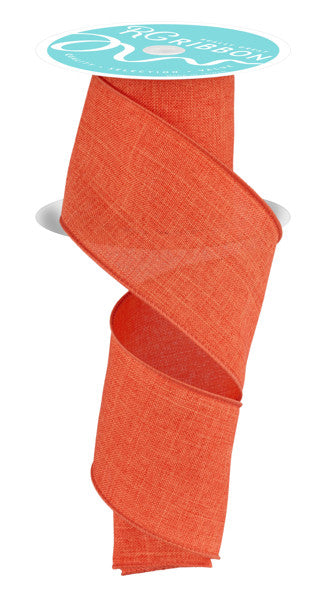 2.5inx10yd Royal Burlap ORANGE