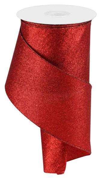 4inx10yd Shimmer Glitter RED