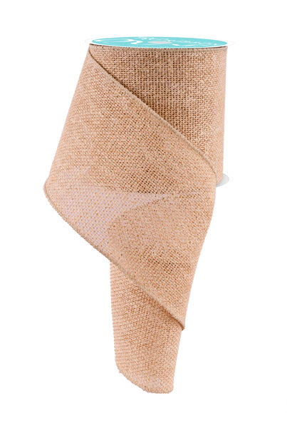 4inx10yd Faux Burlap BEIGE