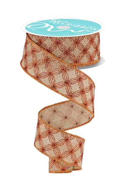 1.5inx10yd Multi Circle/Dot OR/NAT