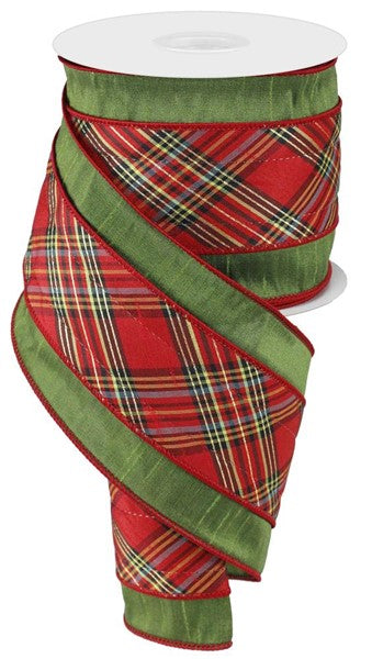 4inx10yd Metallic 2in1 Plaid