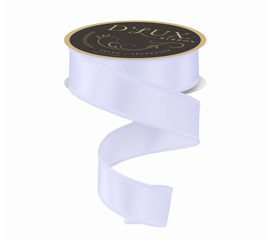 1.5inx10yd White Satin Fused
