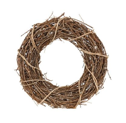 16in Pine/Nanmu Twig Wreath Frame