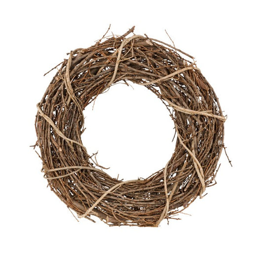16in Pine/Nanmu Twig Wreath Frame