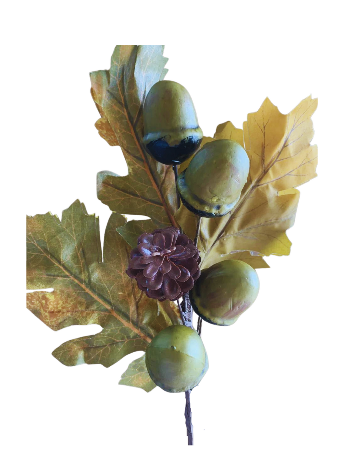 16in Acorn Pick GREEN Golden Bell