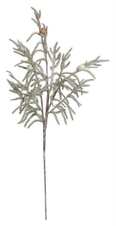 35in Grey Pine & Acorn - Premium Greenery for Wreaths, Arrangements and Home Decor