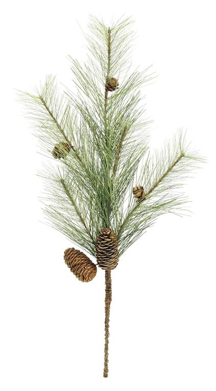 24in Pine & Cone Spray - Premium Greenery for Wreaths, Arrangements and Home Decor Craig Bachman