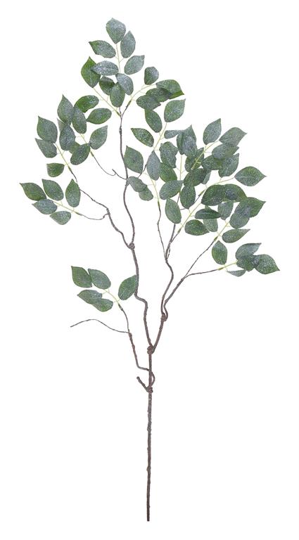 36in Glitter Green Mulberry Spray - Premium Greenery for Wreaths, Arrangements and Home Decor Select Artificial
